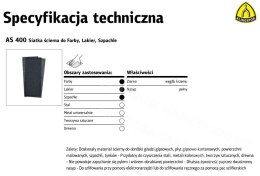 K.SIATKA ŚCIERNA AS400 gr.180 /50szt.
